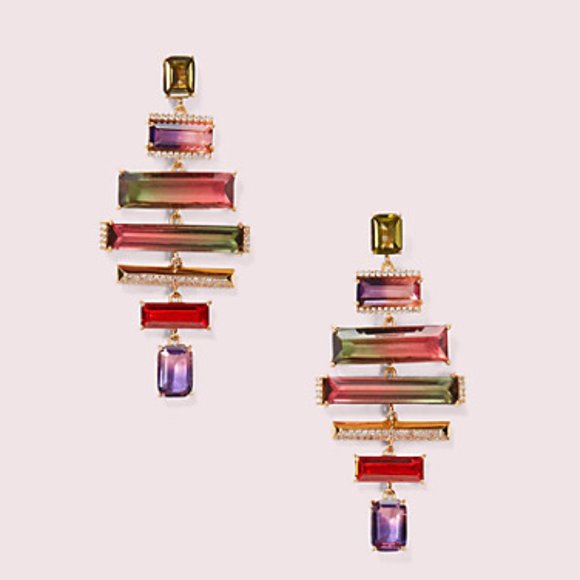 kate spade Jewelry - kate spade | geo gems statement earrings